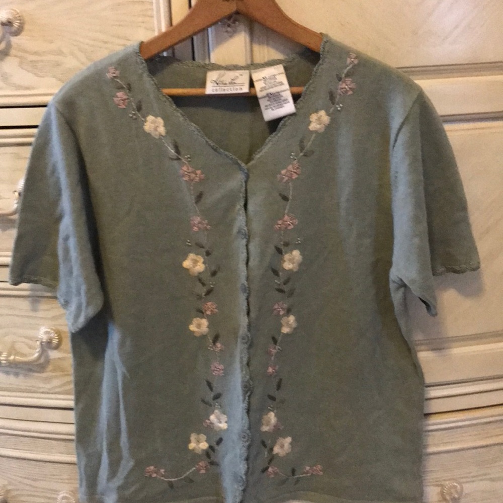 Women’s XL Katie Lee Collection sweater Sage green